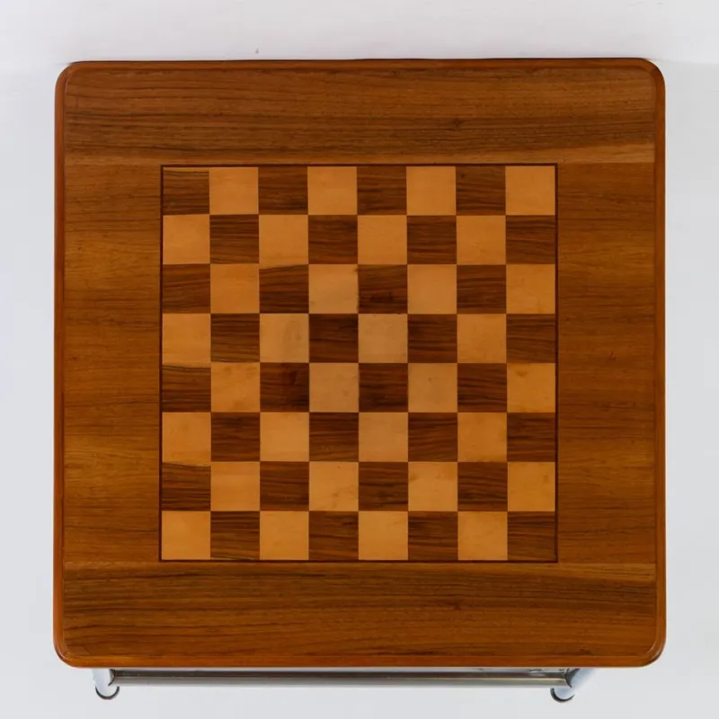 Pamono Bauhaus Chess Table, 1930s> Game Tables