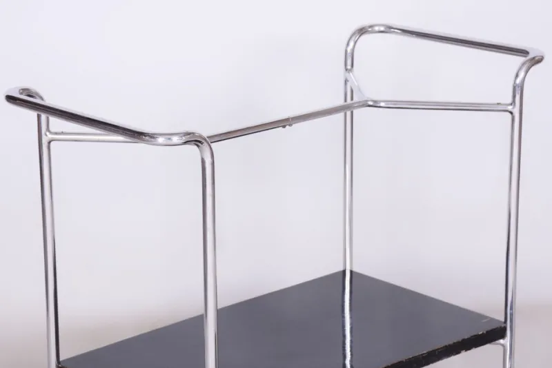 Pamono Bauhaus Chrome Trolley by Marcel Breuer for Mücke Melder, 1930s