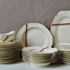 Clearance Pamono Bauhaus Czechoslovakian Dinner Service, Set of 34