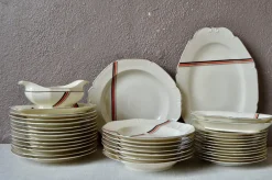 Clearance Pamono Bauhaus Czechoslovakian Dinner Service, Set of 34