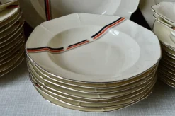 Clearance Pamono Bauhaus Czechoslovakian Dinner Service, Set of 34