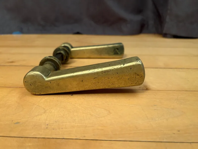 Pamono Bauhaus Door Handles, 1930s, Set of 2> Architectural Elements