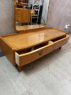 Pamono Bauhaus Dressing Table, 1950s><noscript><img width=