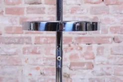 Hot Pamono Bauhaus Floor Lamp in Chrome and Opaline Milk Glass, Czech, 1930s