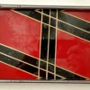 Clearance Pamono Bauhaus Geometric Pattern Cocktail Serving Tray, 1940s