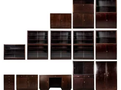 Pamono Bauhaus Office Room Set by Rincklake, 1920s, Set of 13> Living Room Sets