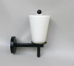 Pamono Bauhaus Outdoor Lamp in Black & White, 1930s><noscript><img width=
