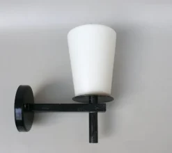 Pamono Bauhaus Outdoor Lamp in Black & White, 1930s><noscript><img width=