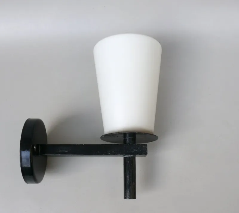 Pamono Bauhaus Outdoor Lamp in Black & White, 1930s> Garden Lighting