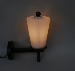 Pamono Bauhaus Outdoor Lamp in Black & White, 1930s><noscript><img width=