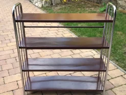Sale Pamono Bauhaus Style Metal Book Shelf, 1920s