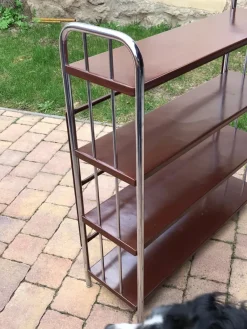 Sale Pamono Bauhaus Style Metal Book Shelf, 1920s