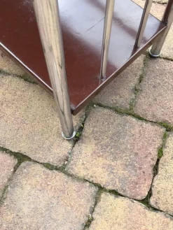 Sale Pamono Bauhaus Style Metal Book Shelf, 1920s