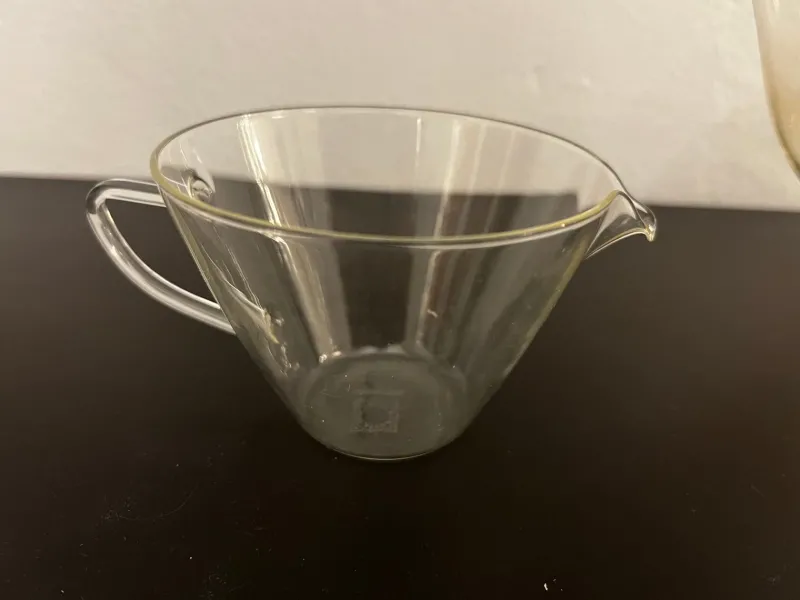 Discount Pamono Bauhaus Tea Service in Jena Glas by Wilhelm Wagenfeld for Jenaer Glaswerke, Germany, 1950s, Set of 14