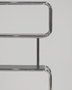 Pamono Bauhaus Tubular Shelving Unit, 1970s><noscript><img width=