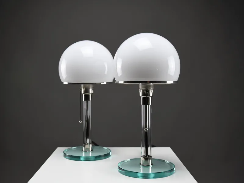 Pamono Bauhaus WG24 Table Lamp by Prof. Wilhelm Wagenfeld, 1980> Table Lamps