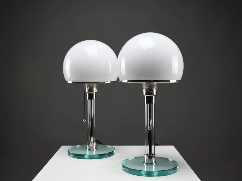 Pamono Bauhaus WG24 Table Lamp by Prof. Wilhelm Wagenfeld, 1980> Table Lamps