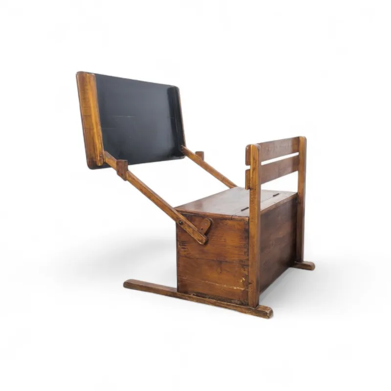 Pamono Bauhaus Wooden Kids Folding School Desk, 1920s> Children's Tables