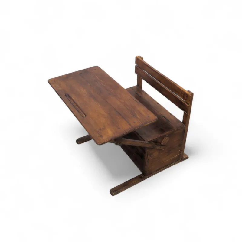 Pamono Bauhaus Wooden Kids Folding School Desk, 1920s> Children's Tables