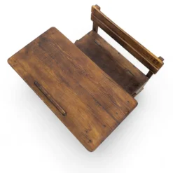 Pamono Bauhaus Wooden Kids Folding School Desk, 1920s><noscript><img width=
