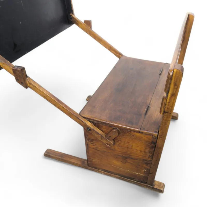 Pamono Bauhaus Wooden Kids Folding School Desk, 1920s> Children's Tables