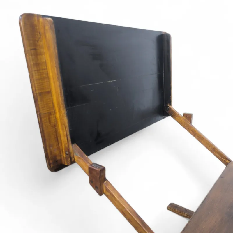 Pamono Bauhaus Wooden Kids Folding School Desk, 1920s> Children's Tables