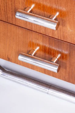 Pamono Bauhaus Writing Desk in Beech by Robert Slezak, 1930s> Desks