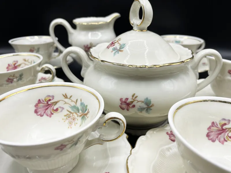 Pamono Bavaria Coffee Service from Schirnding Porzellan, Set of 14> Coffee & Tea Service