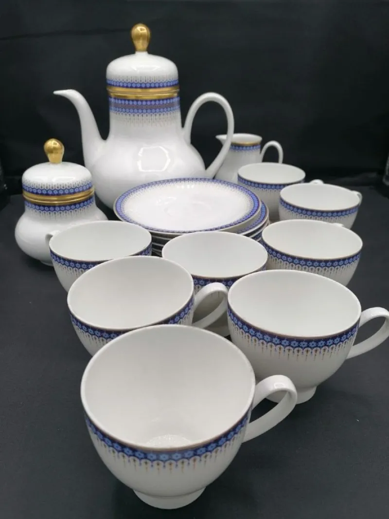 Pamono Bavarian Tea Set from Vohenstrauss Johann Seltmann, Set of 6> Coffee & Tea Service