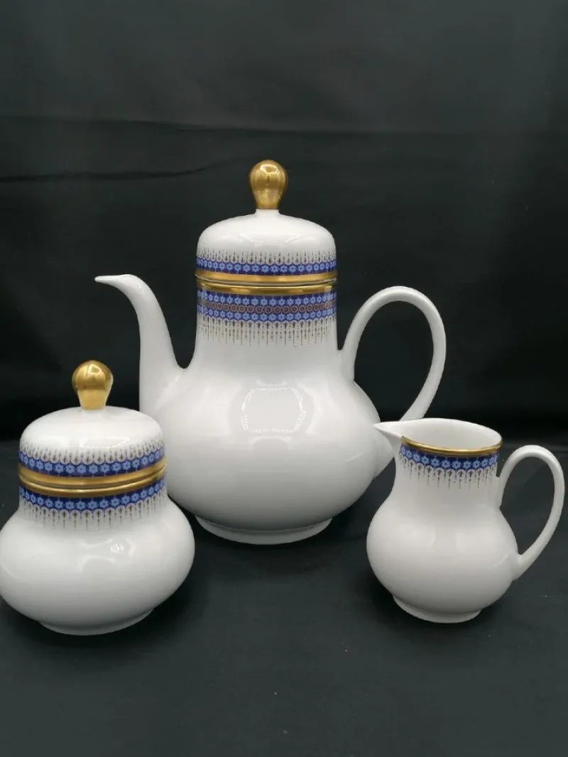 Pamono Bavarian Tea Set from Vohenstrauss Johann Seltmann, Set of 6> Coffee & Tea Service