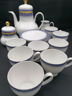 Pamono Bavarian Tea Set from Vohenstrauss Johann Seltmann, Set of 6><noscript><img width=