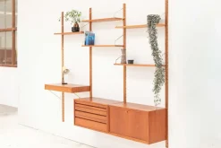 Pamono 3-Bay Wall Unit by Poul Cadovius> Shelves & Wall Units