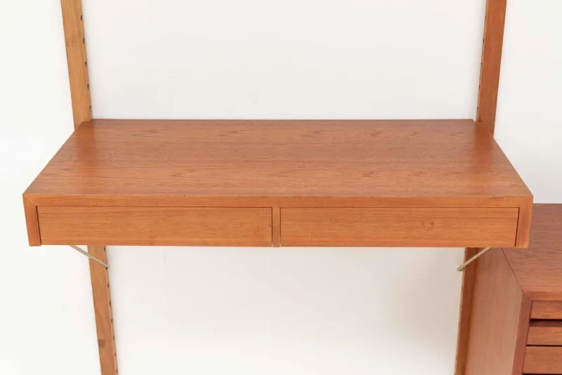 Pamono 3-Bay Wall Unit by Poul Cadovius> Shelves & Wall Units