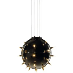Pamono Be Mine 33 Pendant Lamp in Polished Stainless Steel by Barberini & Gunnell> Ceiling Lights