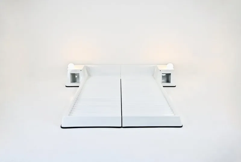 Pamono Bed attributed to Marc Held for Prisunic, 1970s> Beds & Bedroom Sets