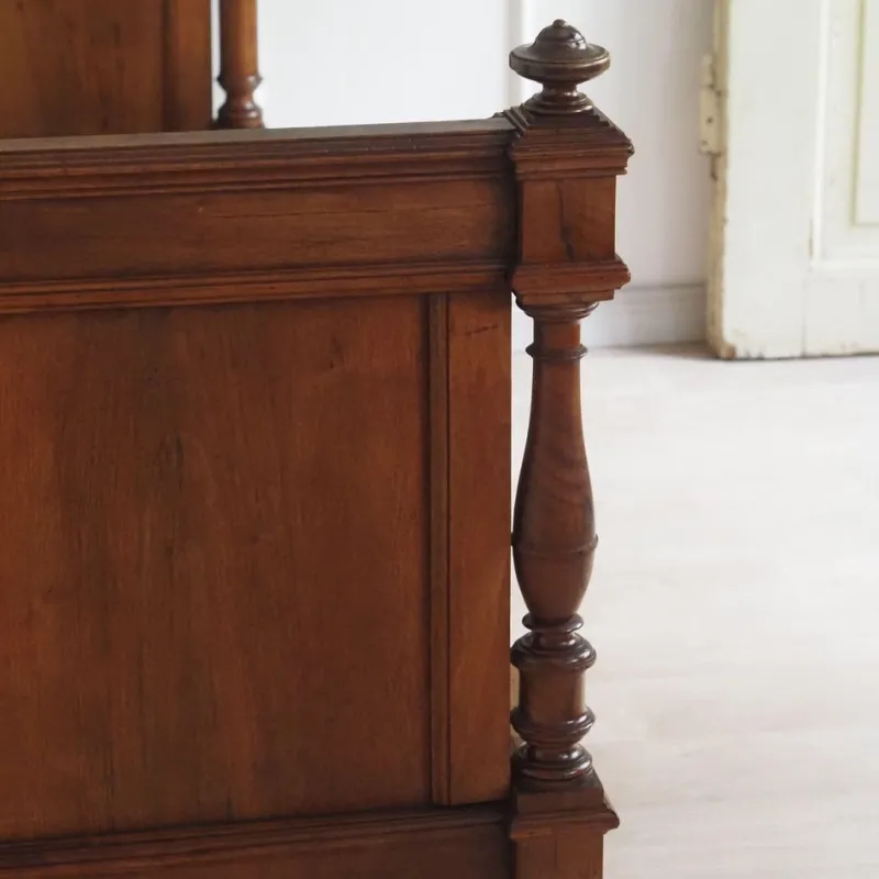 Clearance Pamono Bed Frame, France, 1890s