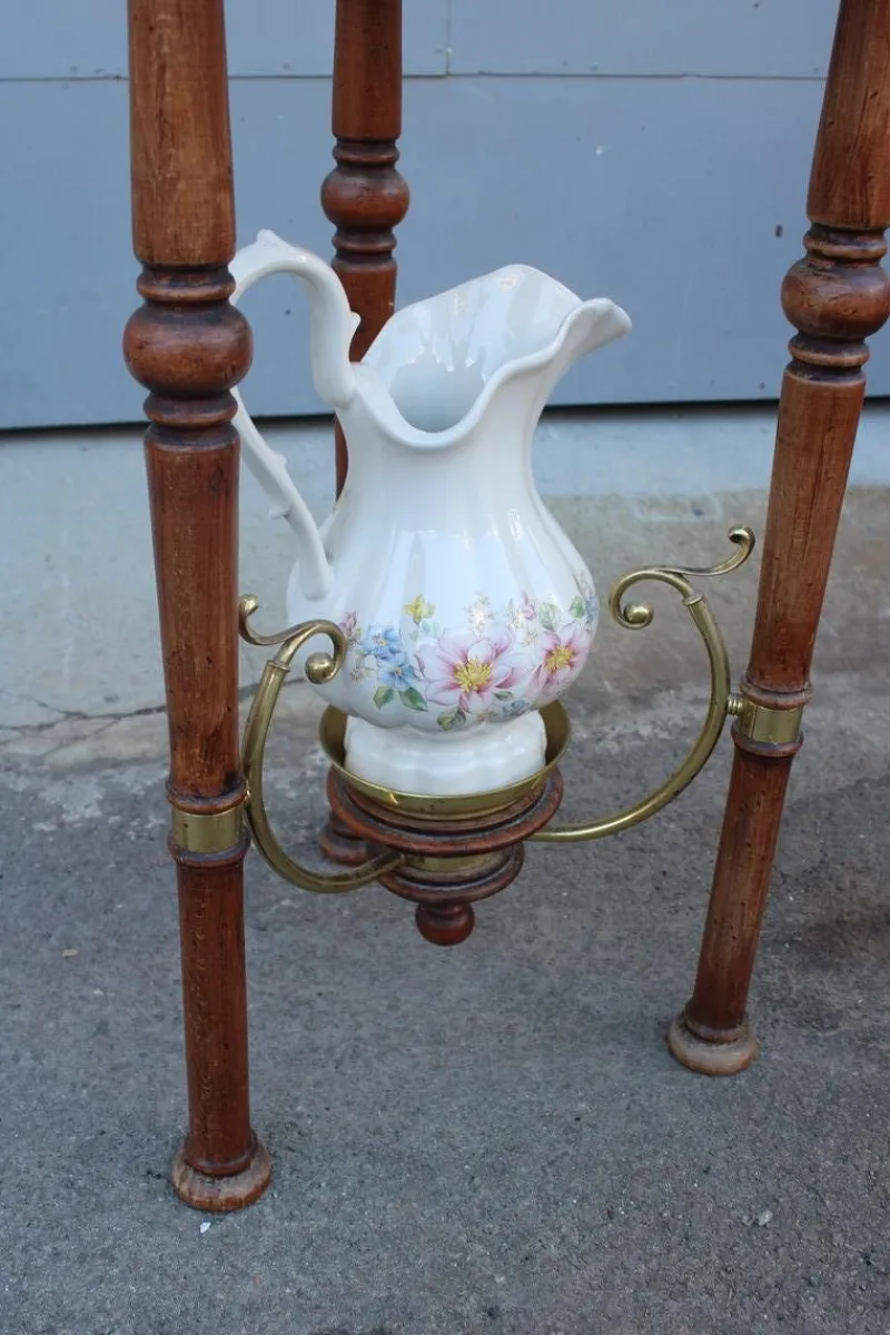 Pamono Bedroom Washstand with Basin, Pitcher, and Mirror> Dressing Tables