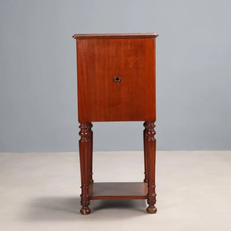 Sale Pamono Bedside Table in Mahogany