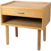 Pamono Bedside Table in Oak by Hans J. Wegner for Ry Møbelfabrik, 1960s> Nightstands