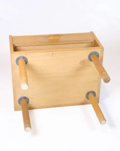 Pamono Bedside Table in Oak by Hans J. Wegner for Ry Møbelfabrik, 1960s><noscript><img width=