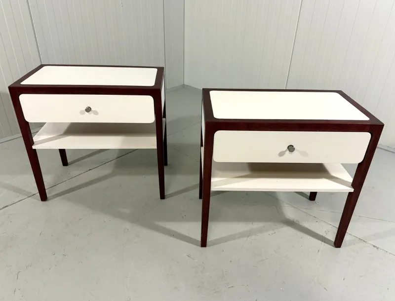 Pamono Bedside Table, 1970s, Set of 2> Nightstands