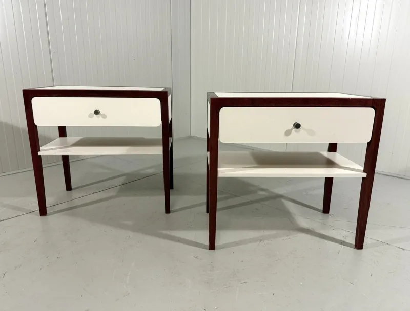 Pamono Bedside Table, 1970s, Set of 2> Nightstands