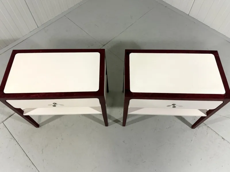 Pamono Bedside Table, 1970s, Set of 2> Nightstands