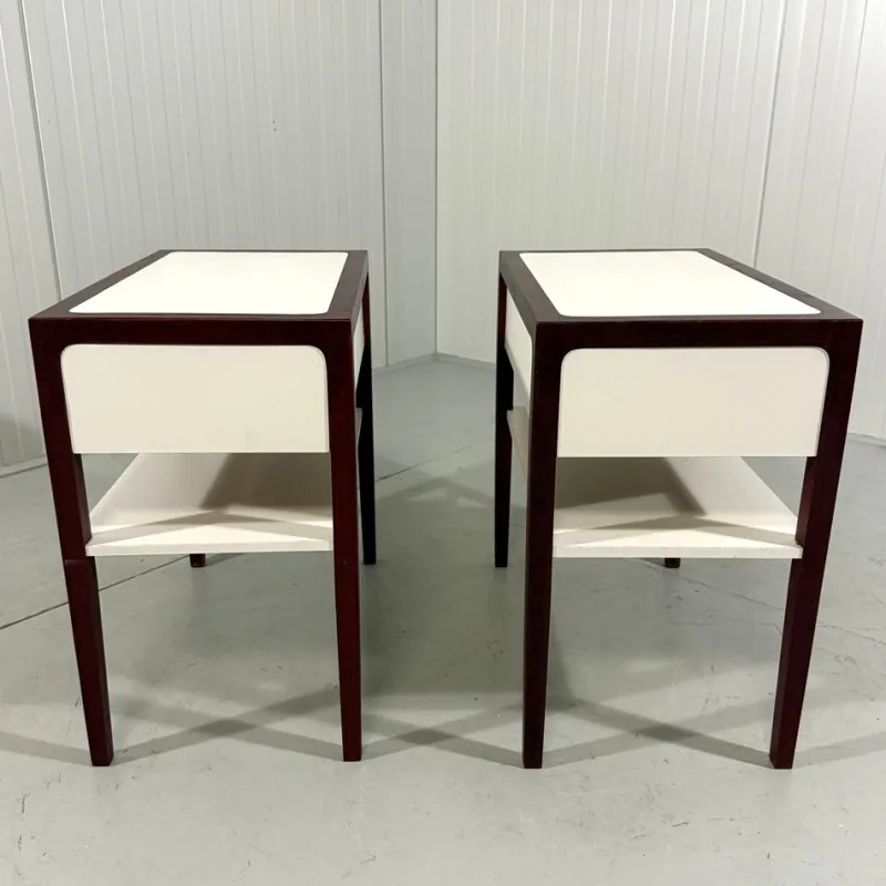 Pamono Bedside Table, 1970s, Set of 2> Nightstands