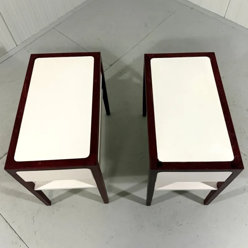 Pamono Bedside Table, 1970s, Set of 2> Nightstands