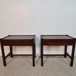 Best Pamono Bedside Tables by Jacques Hauville, 1960s, Set of 2