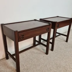 Best Pamono Bedside Tables by Jacques Hauville, 1960s, Set of 2