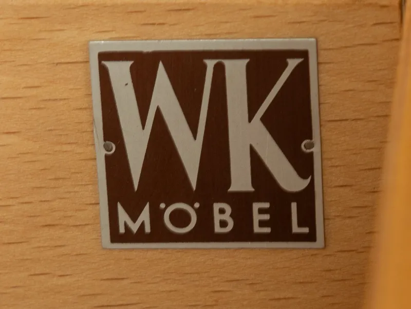 Pamono Bedside Tables from WK Möbel, 1950s, Set of 2> Nightstands