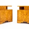 Pamono Bedside Tables, Poland, 1940s, Set of 2> Nightstands