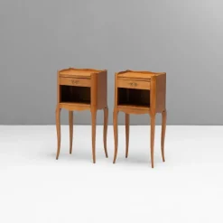 Pamono Bedside Tables, 1930s, Set of 2><noscript><img width=